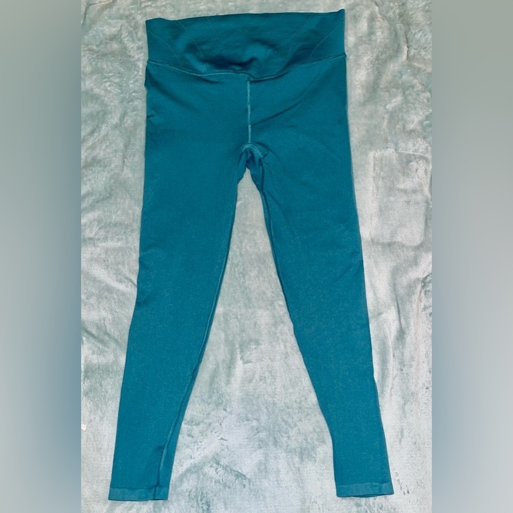 Free People Movement On the Rise Leggings M/L Pacifica Blue - Picture 3 of 12